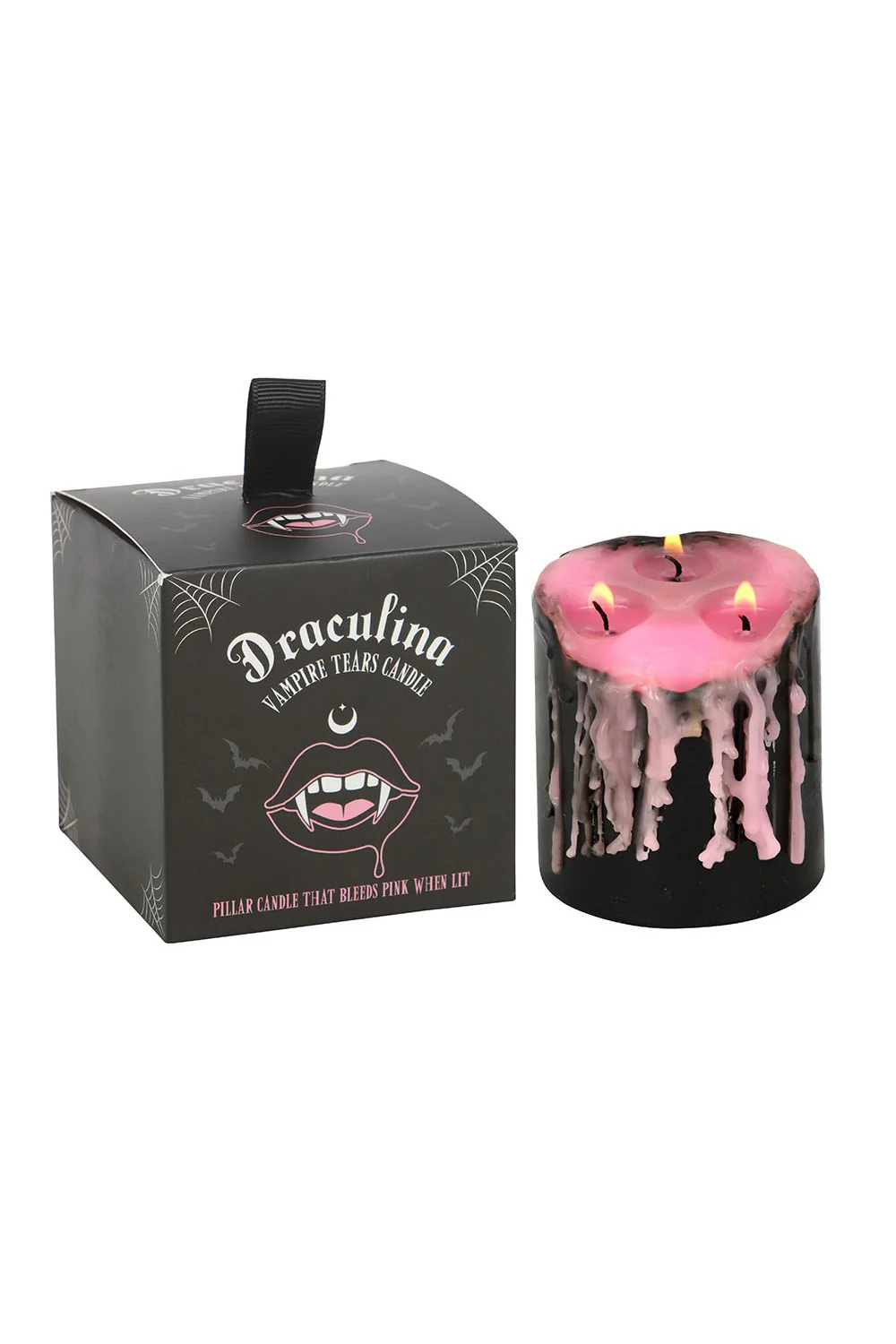 3" Pink Vampire Tears Pillar Candle