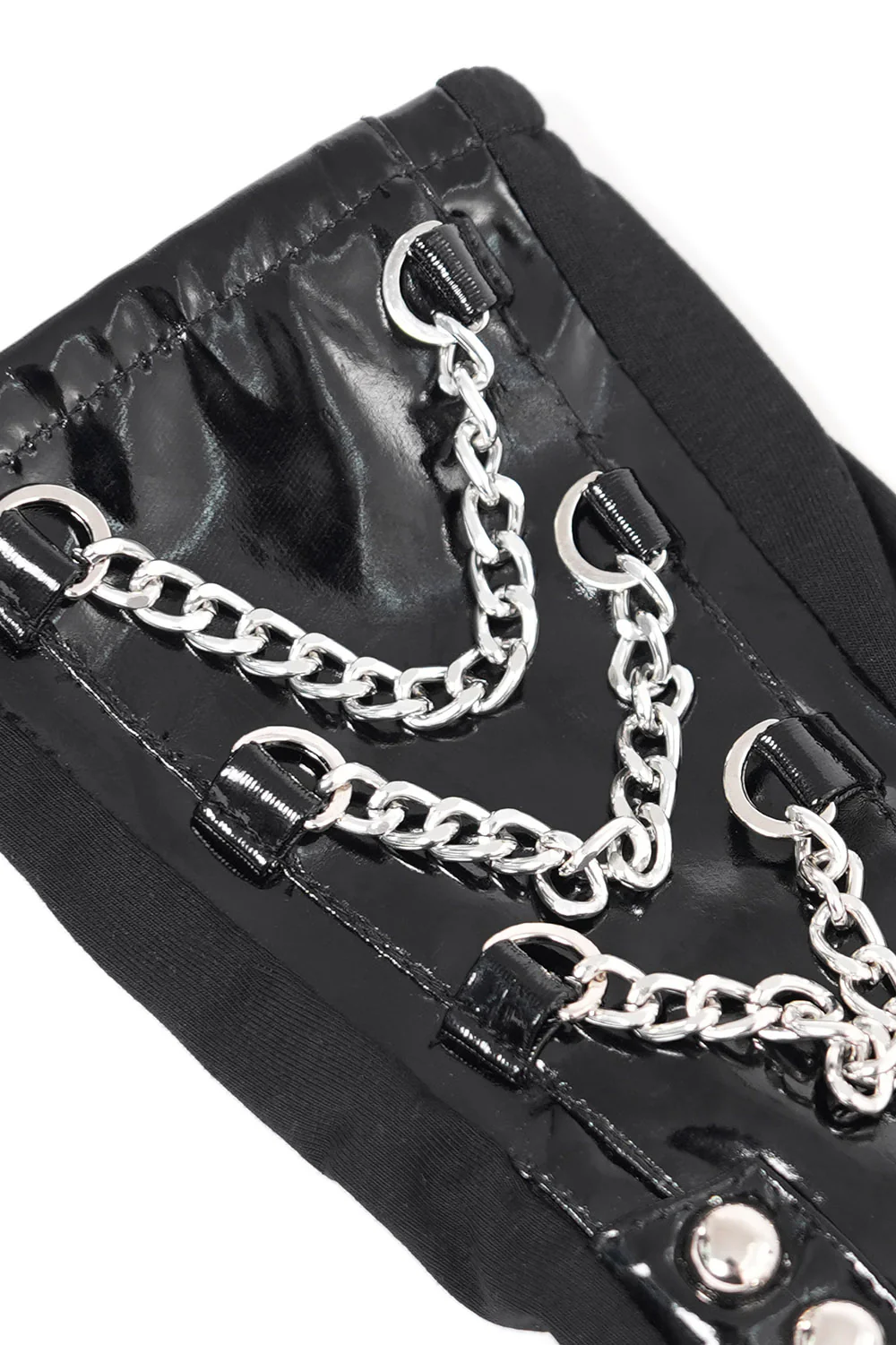 90s Grunge Goth Fingerless Gloves - Image 7