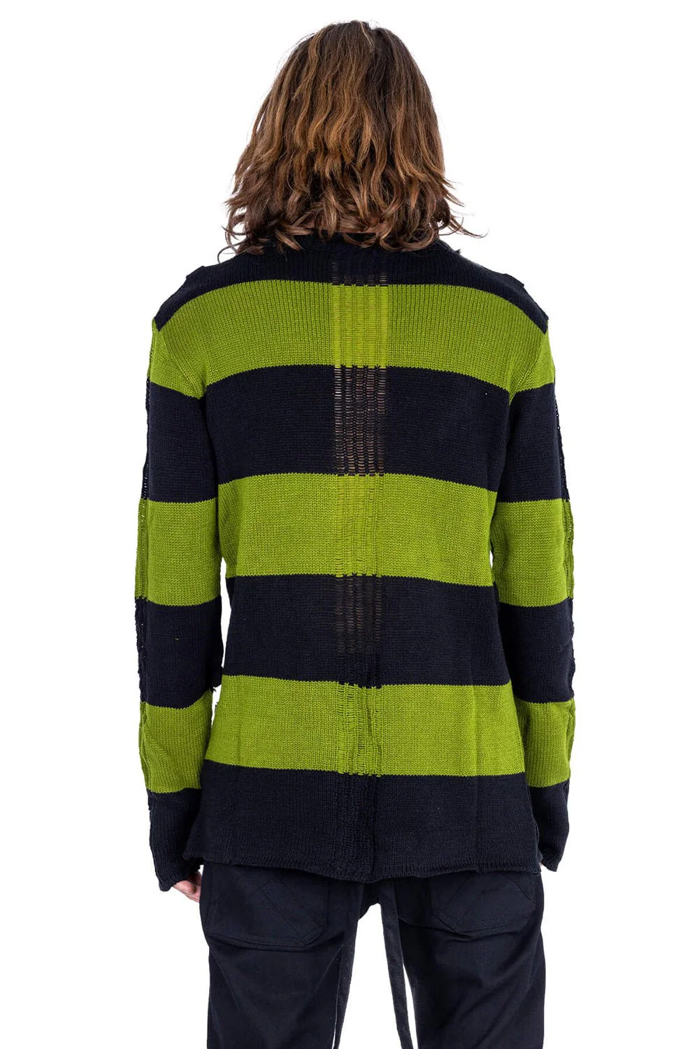 Amalric Jumper Sweater [Black/Green] - Image 5