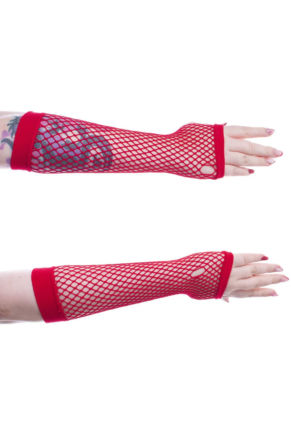 Andar Mesh Gloves [RED] - Image 3