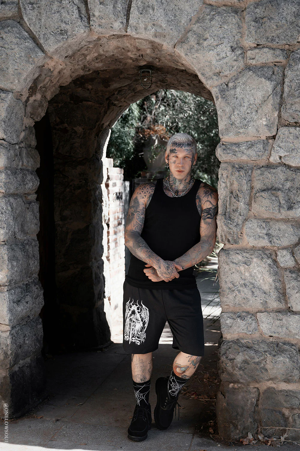 Angel of Death Sweat Shorts [Unisex] - Image 10