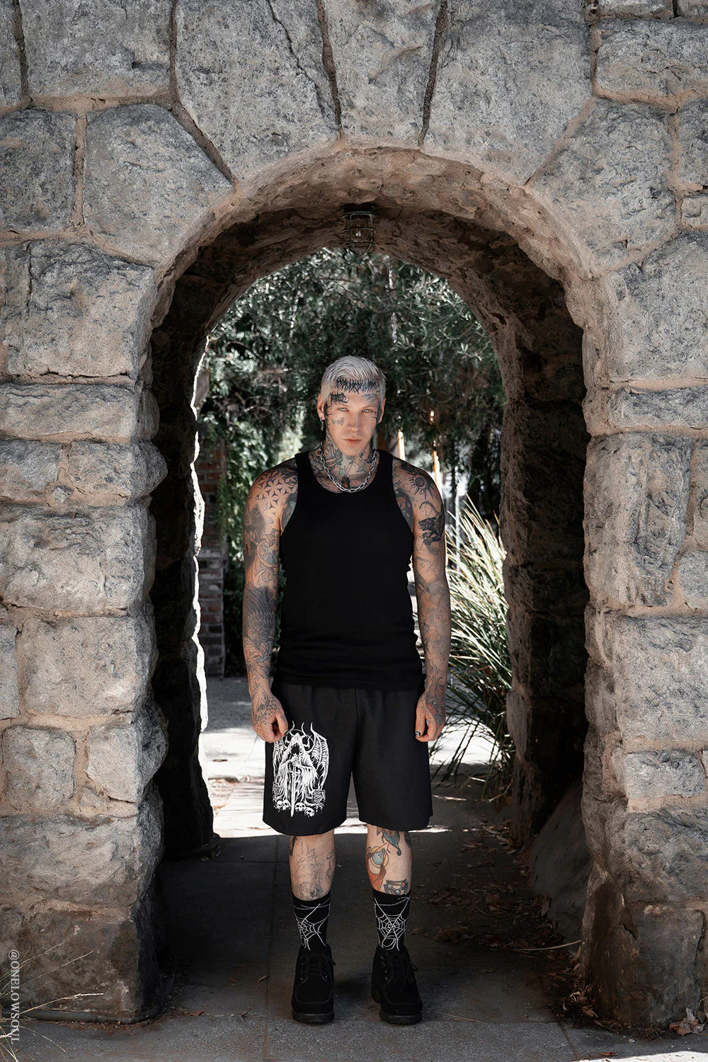 Angel of Death Sweat Shorts [Unisex] - Image 8
