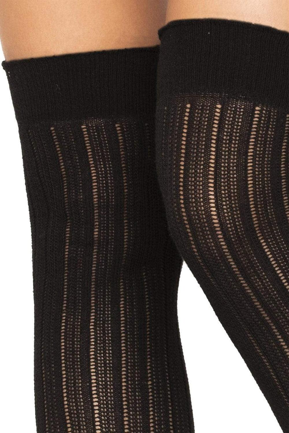 Angie Rib Knit Knee Socks - Image 3
