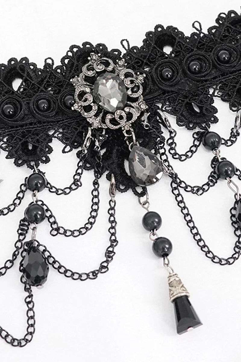 Art Deco Death Gothic Choker - Image 2