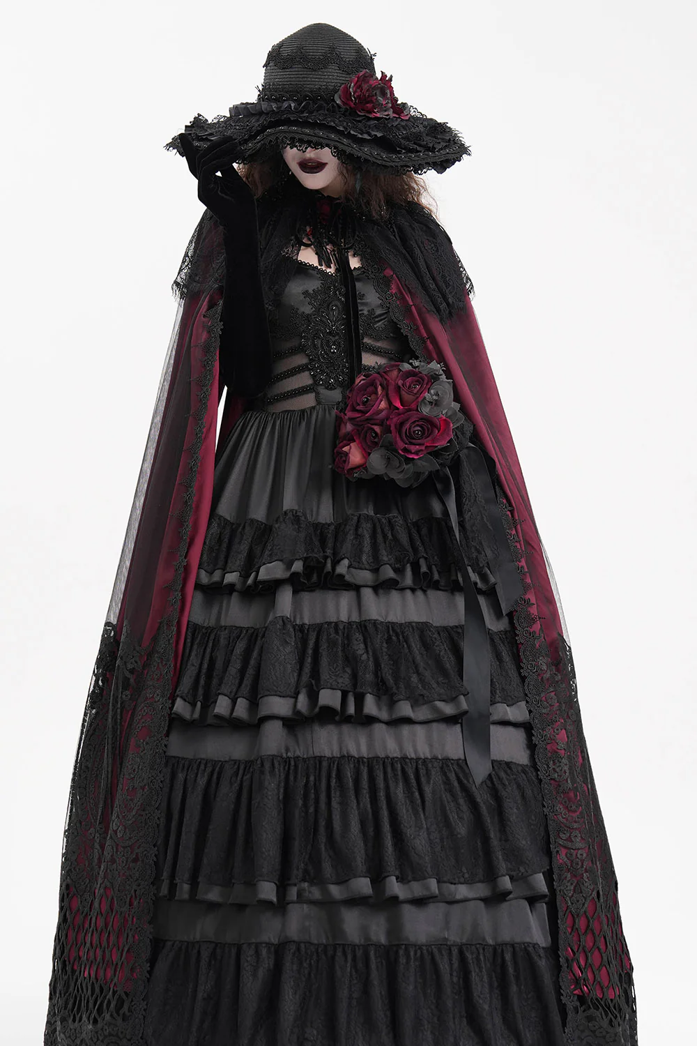 Mourning Hour Floppy Goth Hat - Image 11