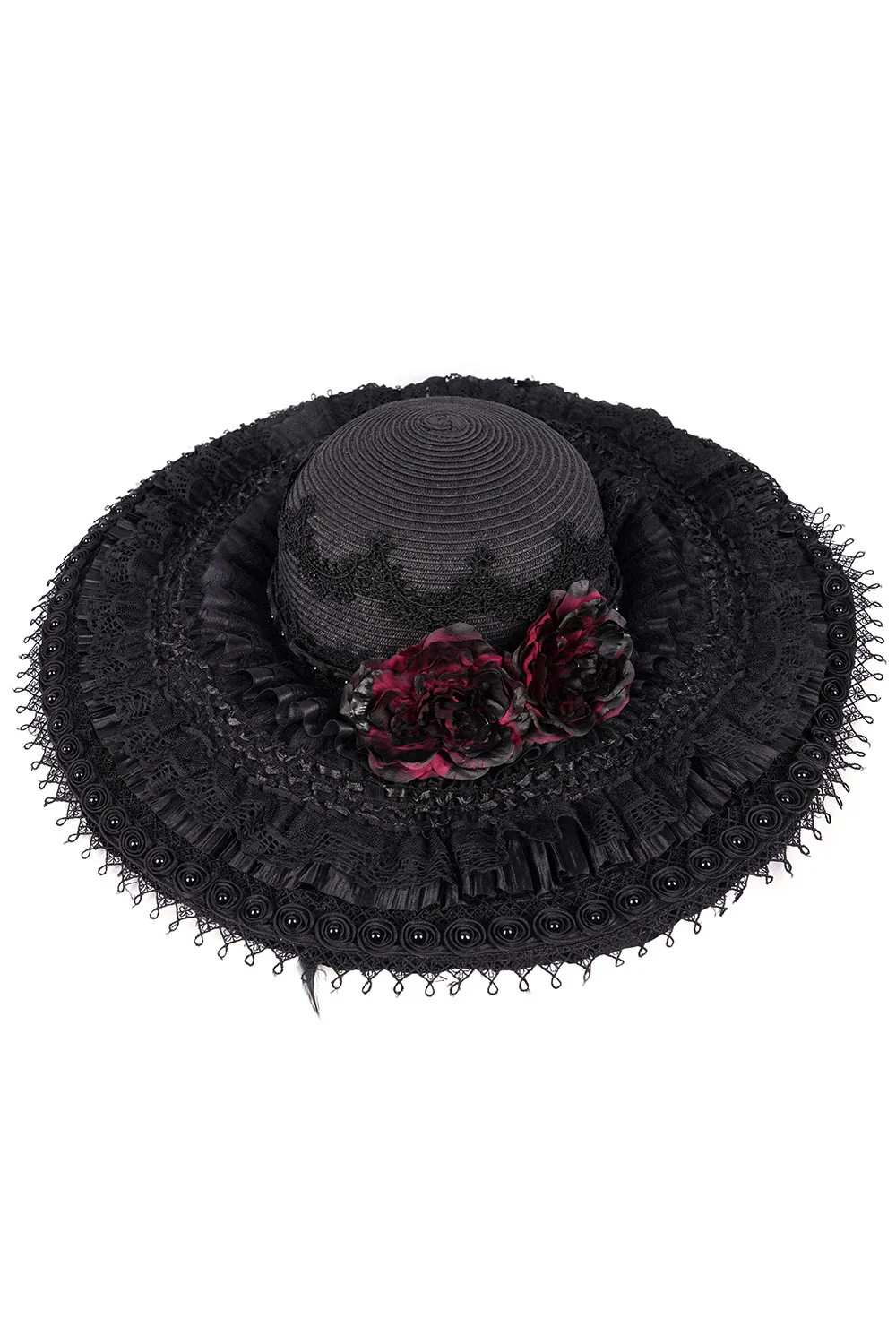 Mourning Hour Floppy Goth Hat - Image 4