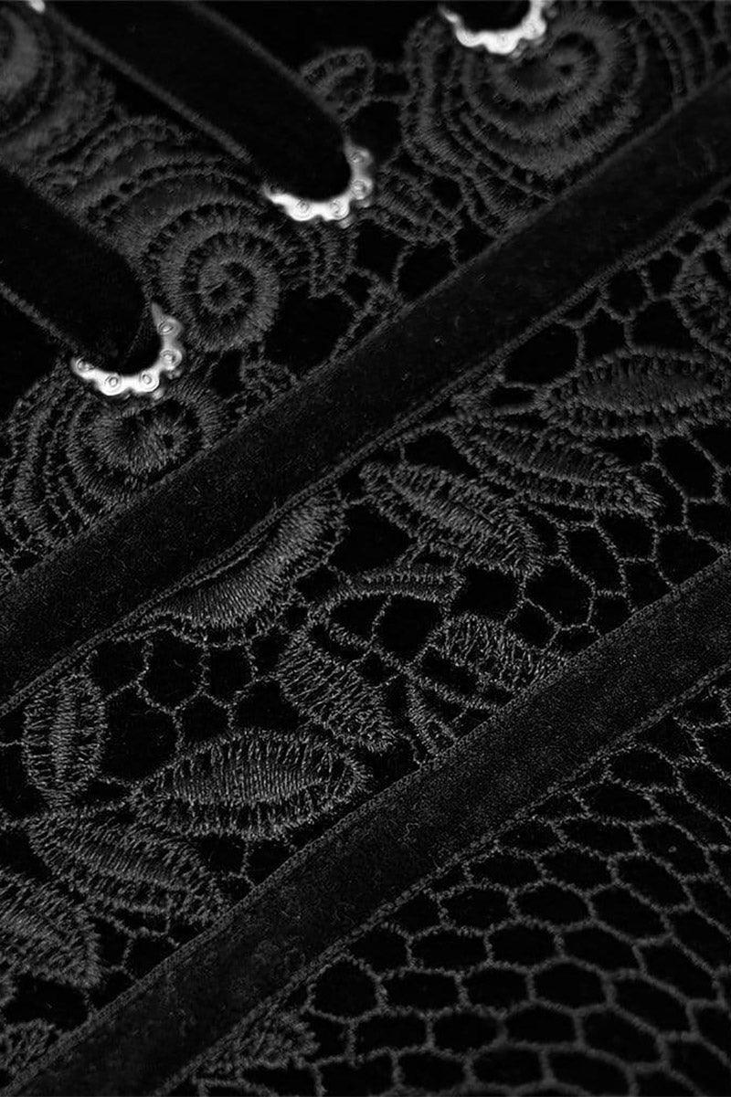 Ash Wednesday Velvet Corset [BLACK] - Image 10