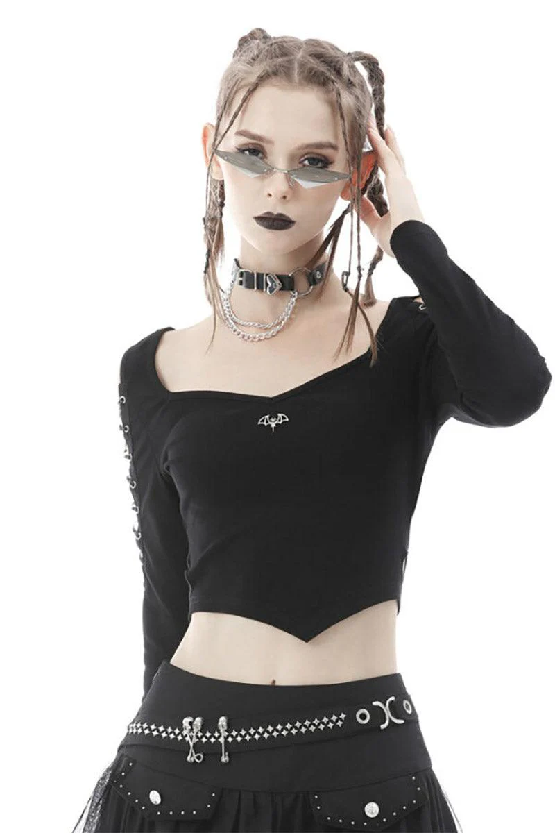 Baby Goth Crop Top - Image 9
