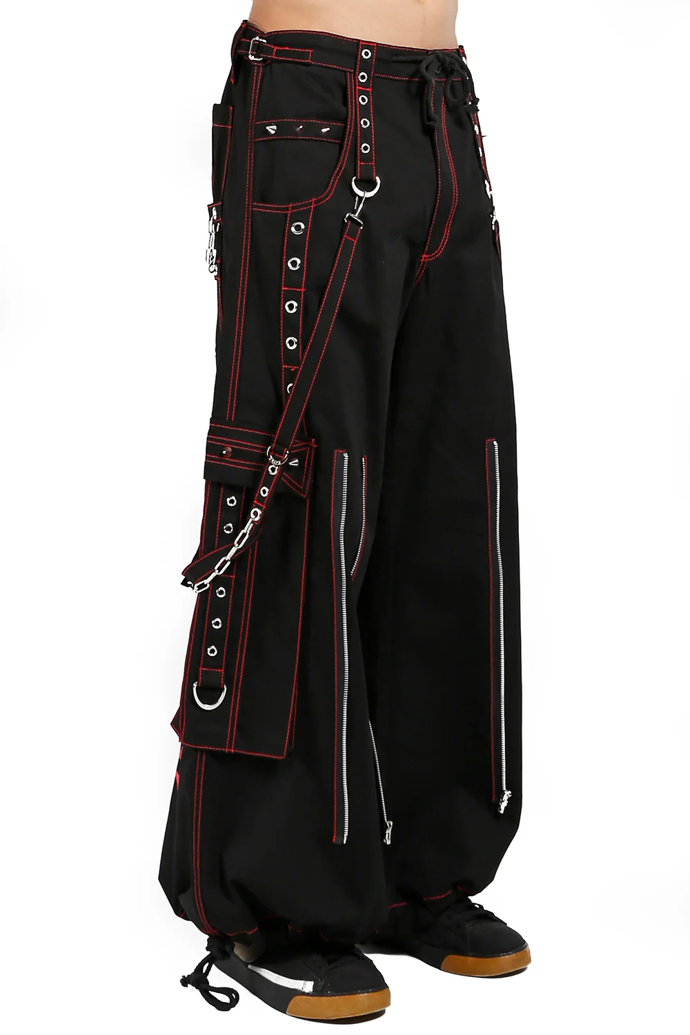 Tripp Back Up Skull Pants [Black w/ Red Skulls] - Image 3