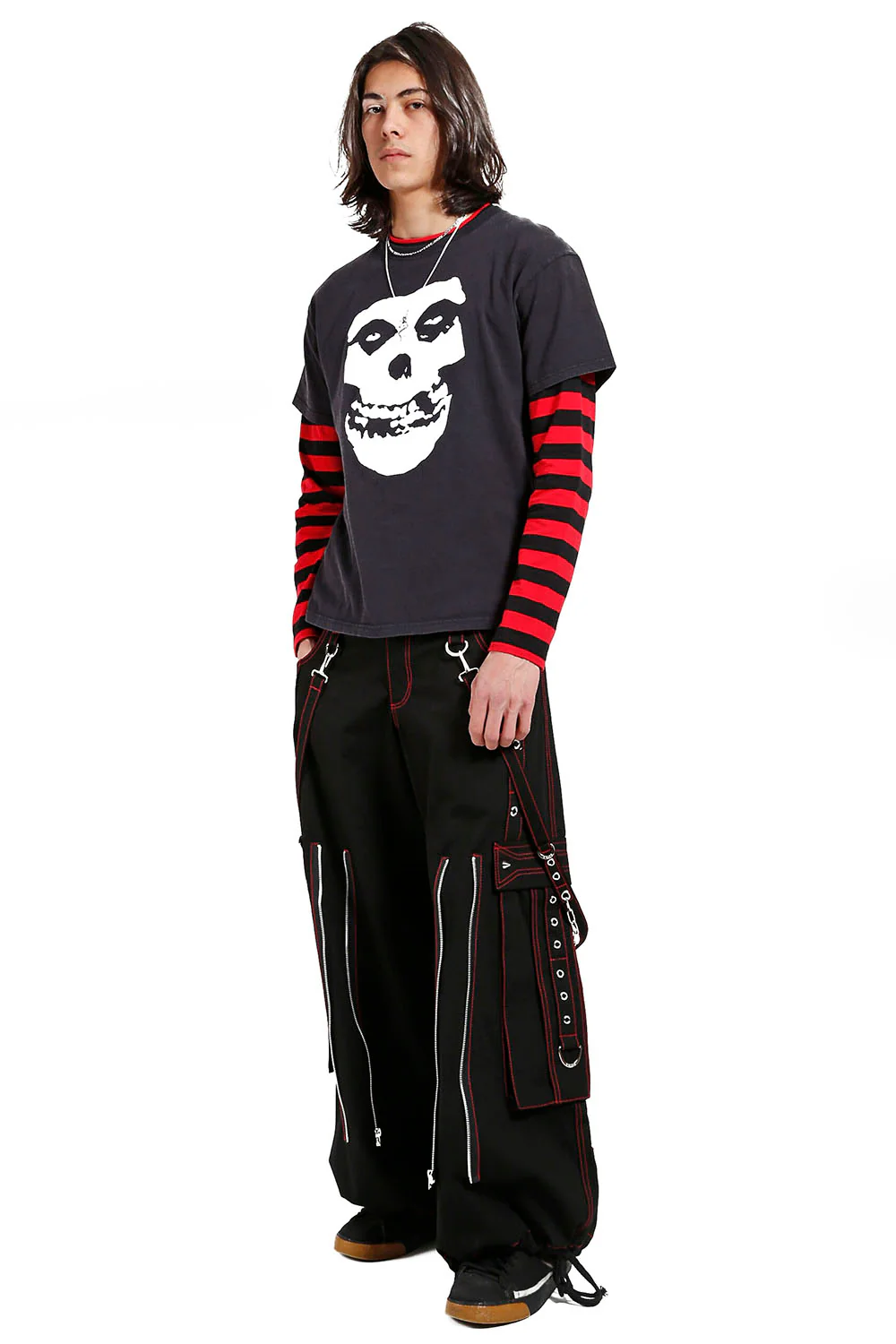 Tripp Back Up Skull Pants [Black w/ Red Skulls] - Image 4