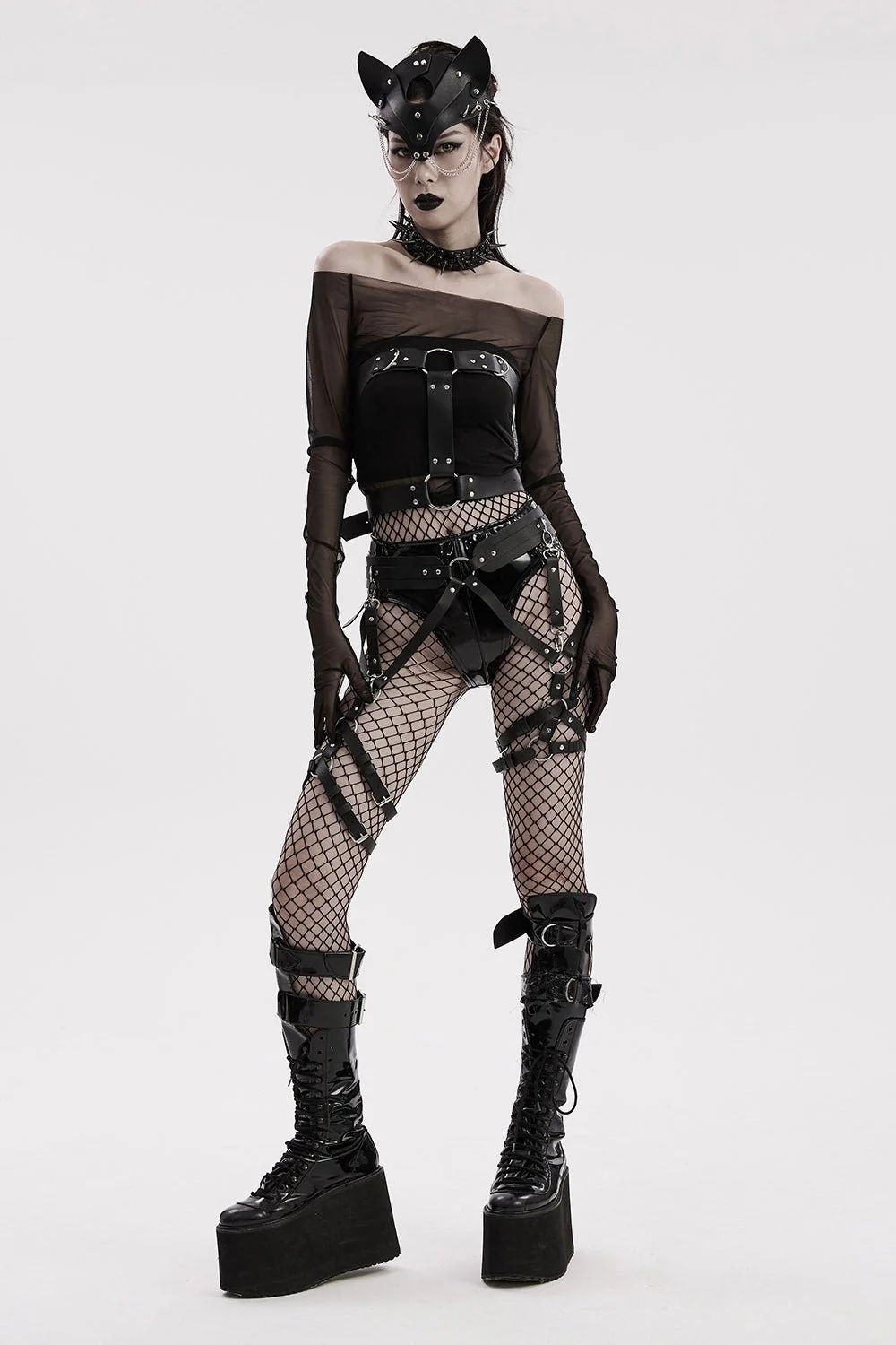 Bad Cat Leather Mask - Image 3