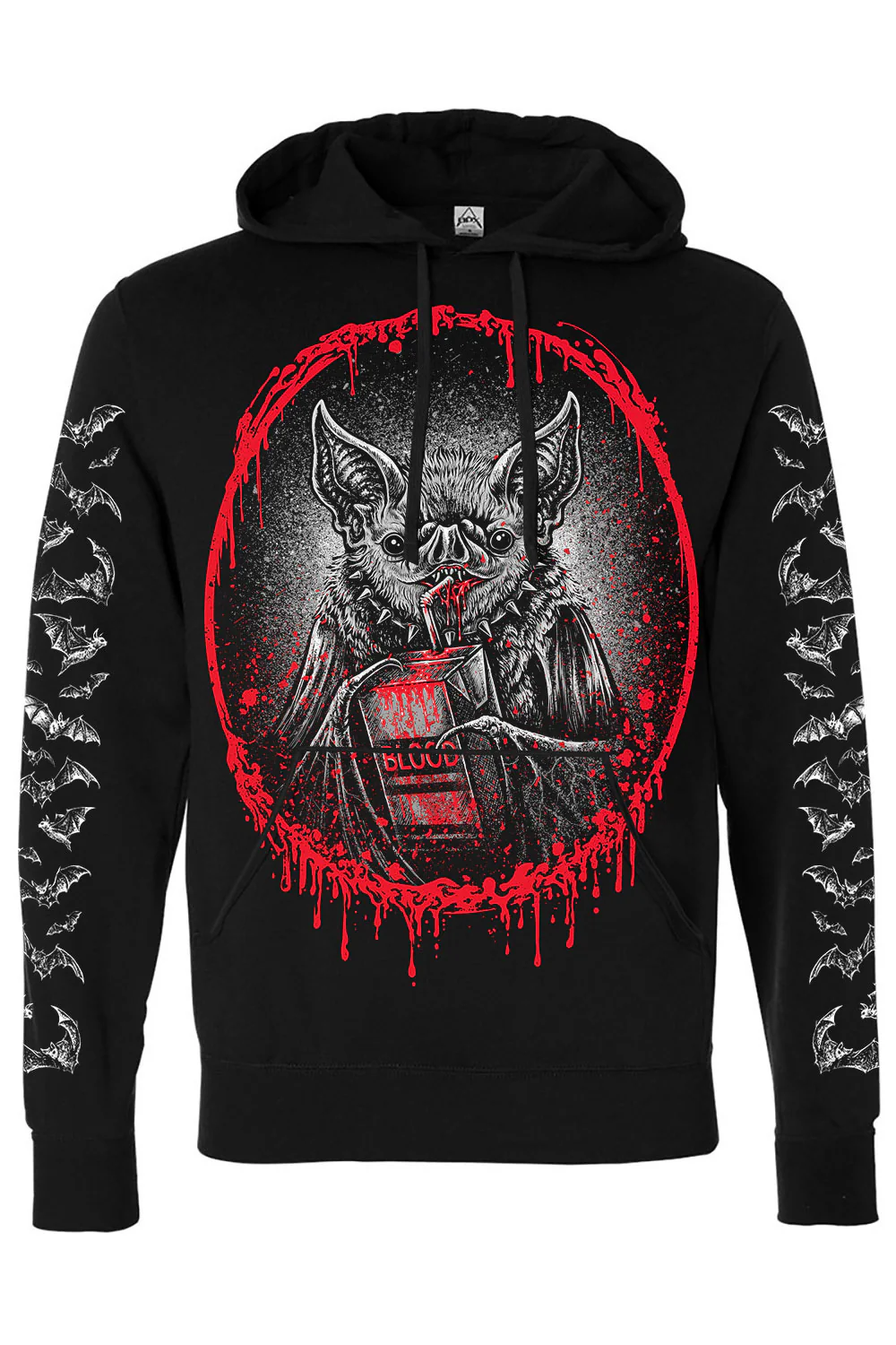 Bat Blood Snack Time Hoodie - Image 5