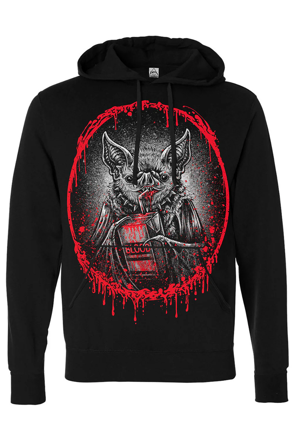 Bat Blood Snack Time Hoodie - Image 6