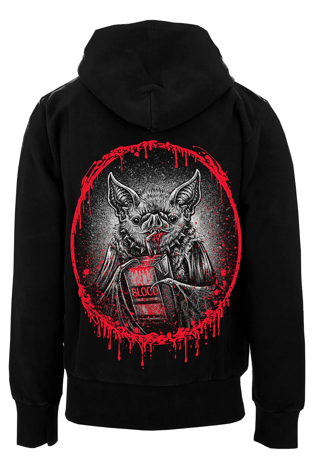 Bat Blood Snack Time Hoodie - Image 7