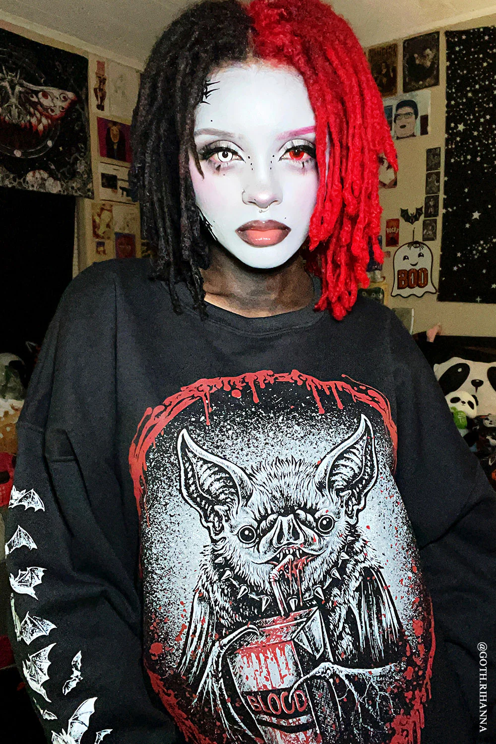 Bat Blood Snack Time Sweatshirt - Image 9