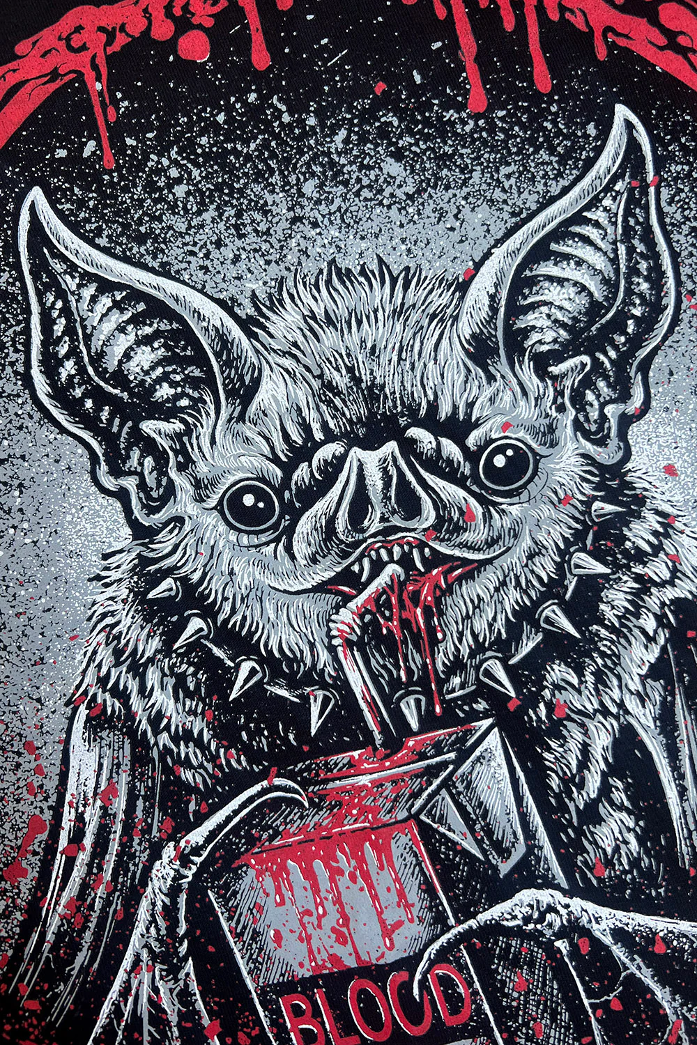 Bat Blood Snack Time T-shirt - Image 10