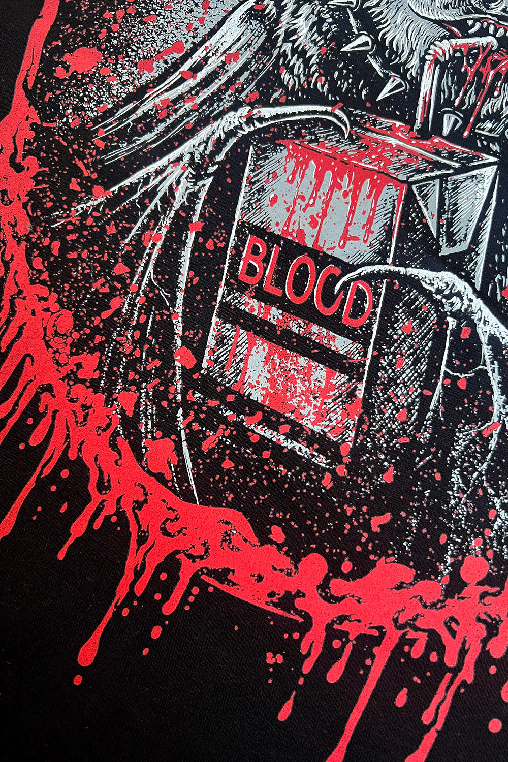 Bat Blood Snack Time T-shirt - Image 11