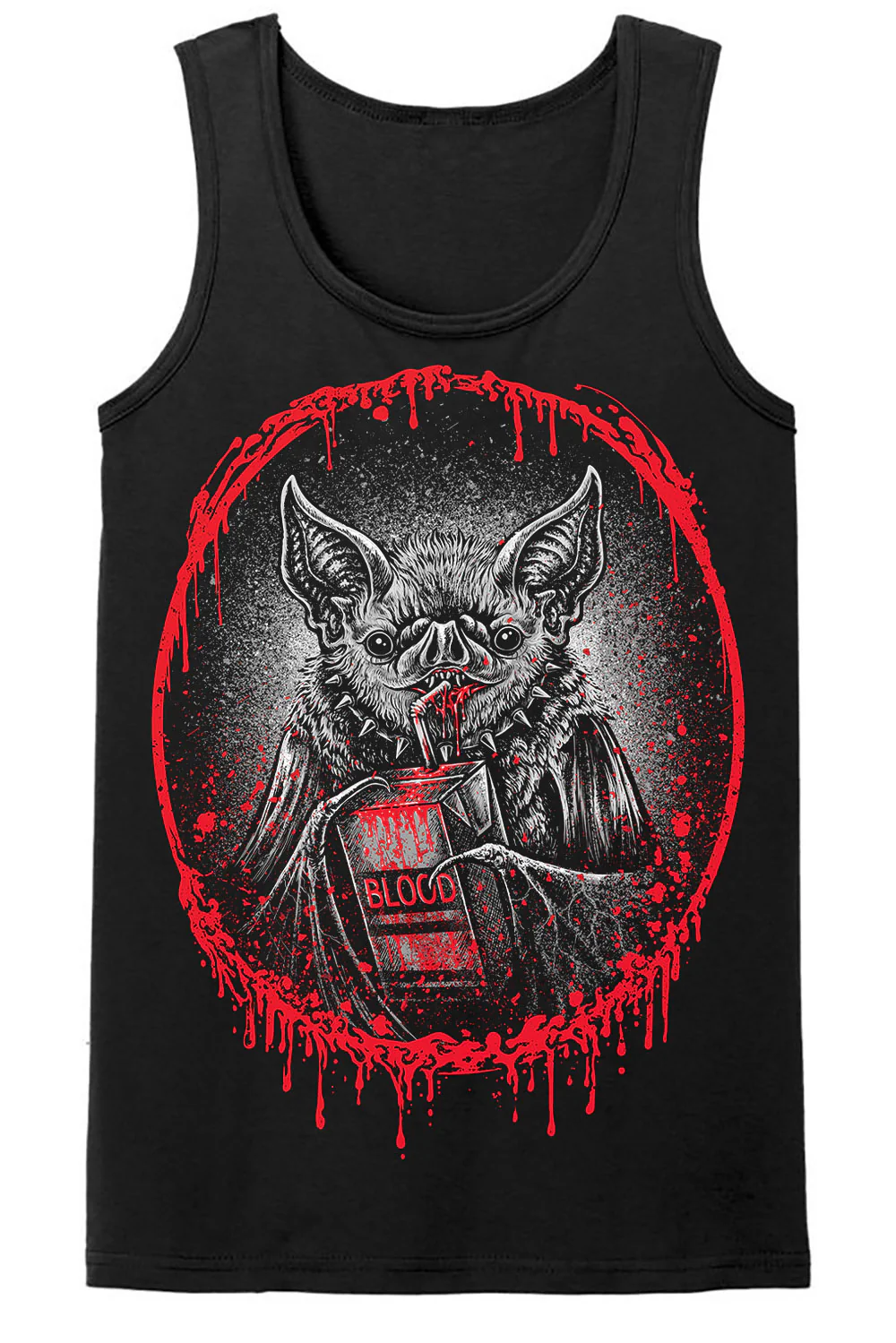 Bat Blood Snack Time T-shirt - Image 6