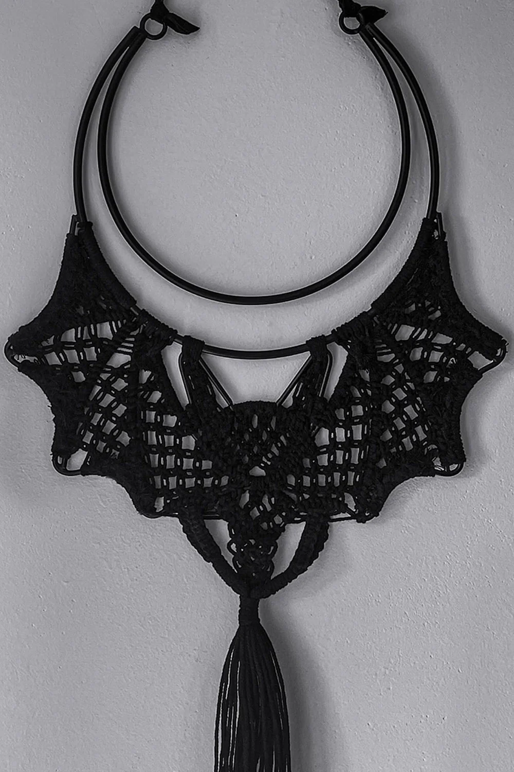 Bat Macrame Wall Decor - Image 3