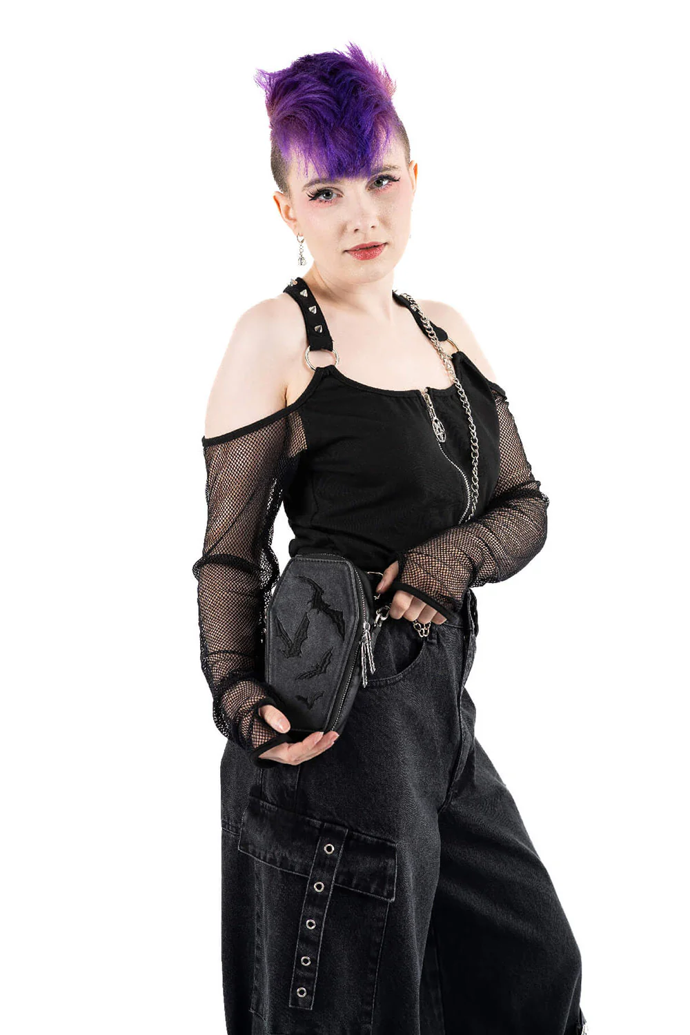 Bat Mini Coffin Bag - Image 5