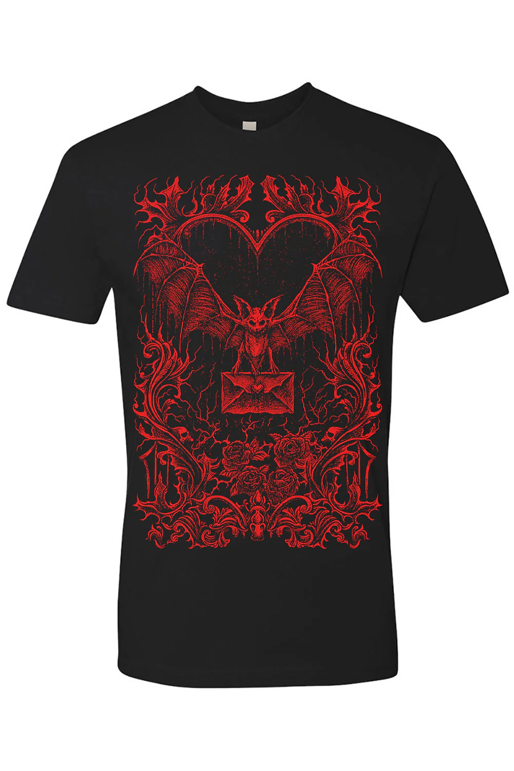 Bat Romance T-shirt [Blood Red] - Image 4