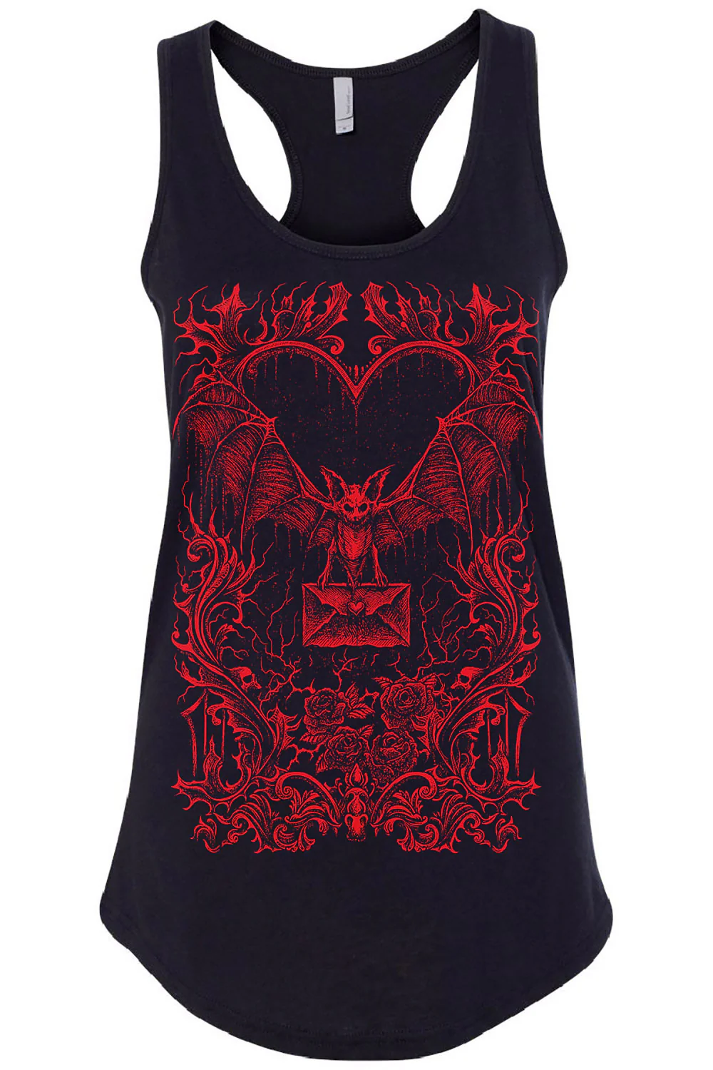 Bat Romance T-shirt [Blood Red] - Image 7