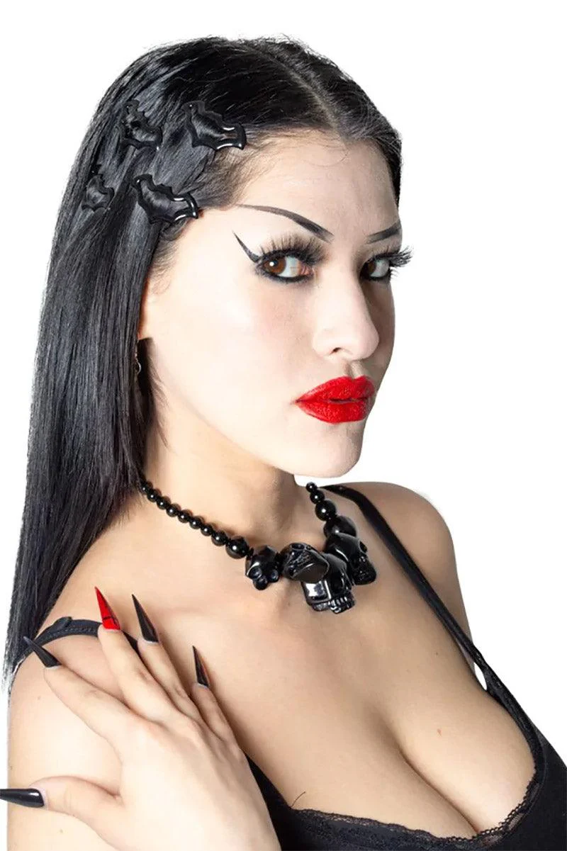 Bat Snap Hair Clips [BLACK] - Image 2