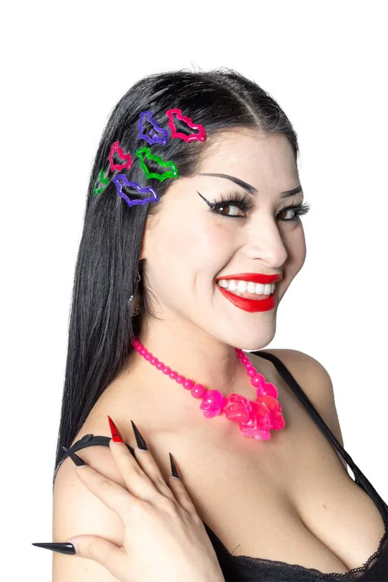 Bat Snap Hair Clips [Multicolor] - Image 2