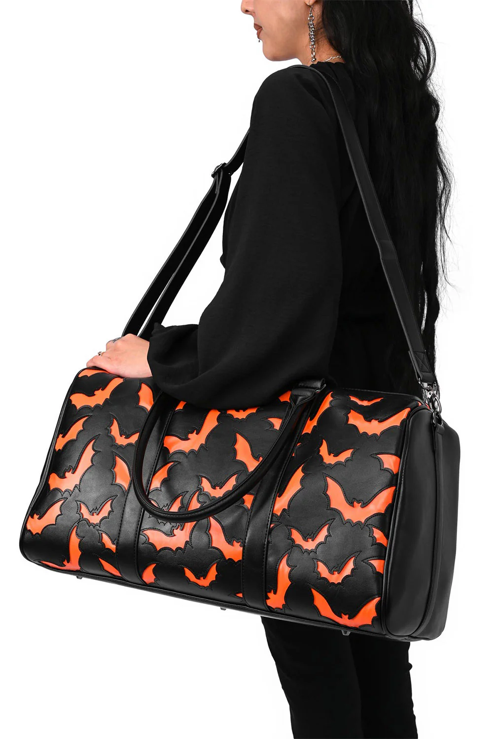 Bat Weekender Bag [Black/Orange] - Image 2