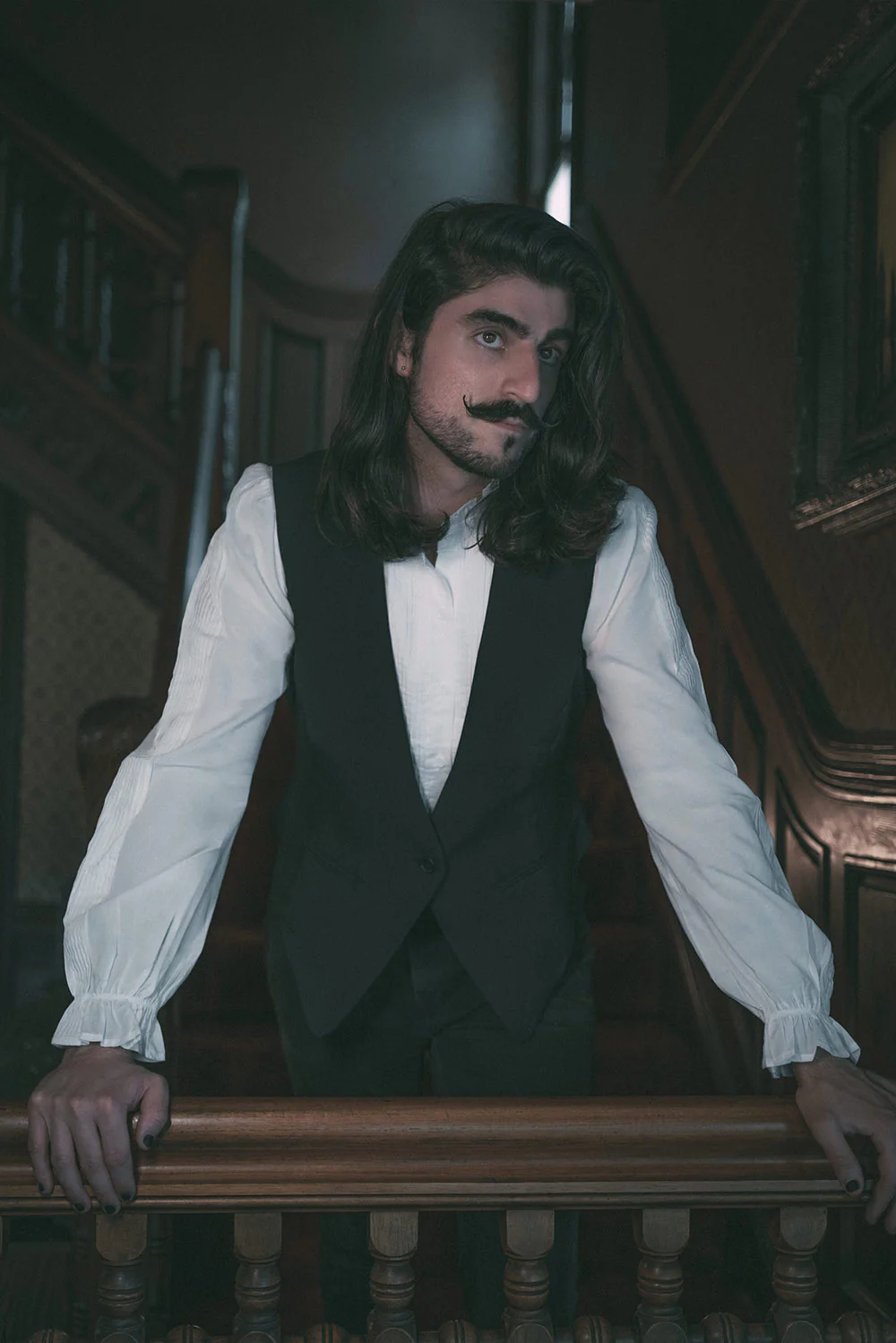 Bateman Button Down Shirt ft. Removable Bow [Unisex] - Image 4