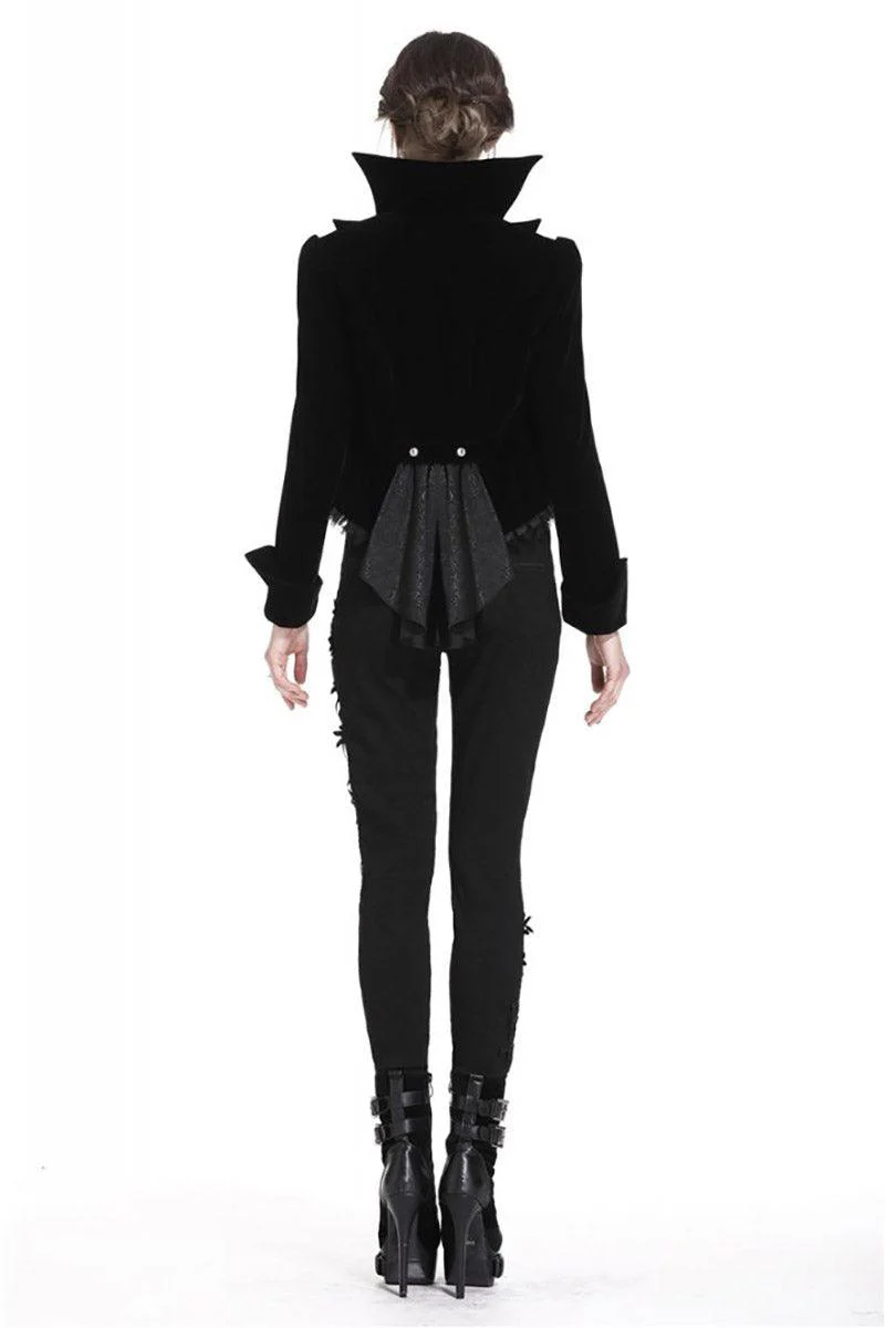 Batwing Collar Tailed Coat - Image 3