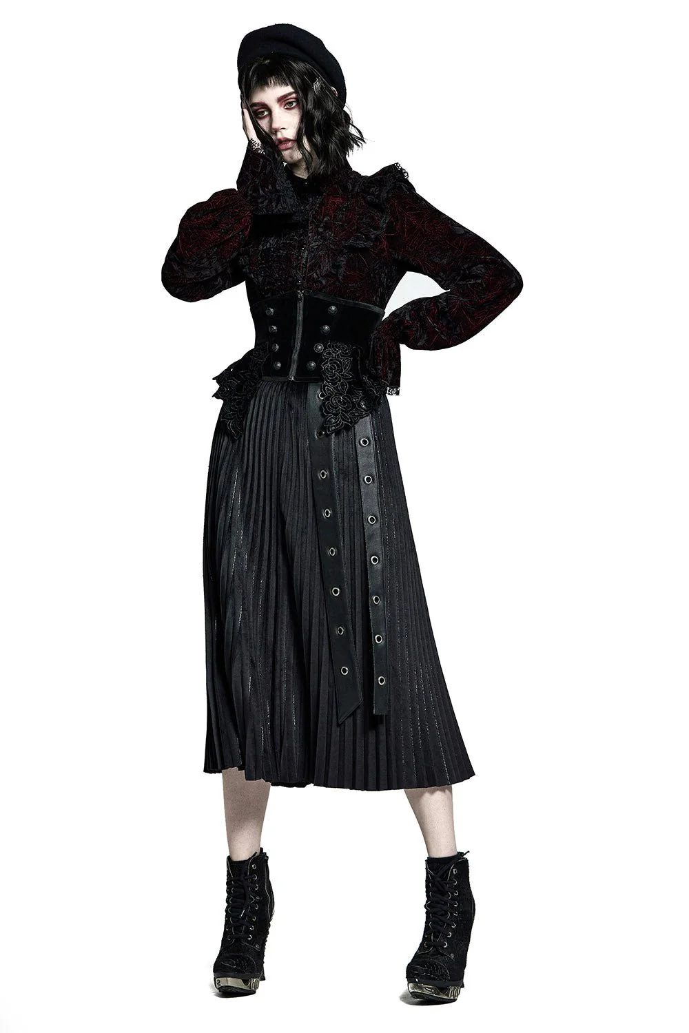 Beautiful Death Velvet Corset - Image 6