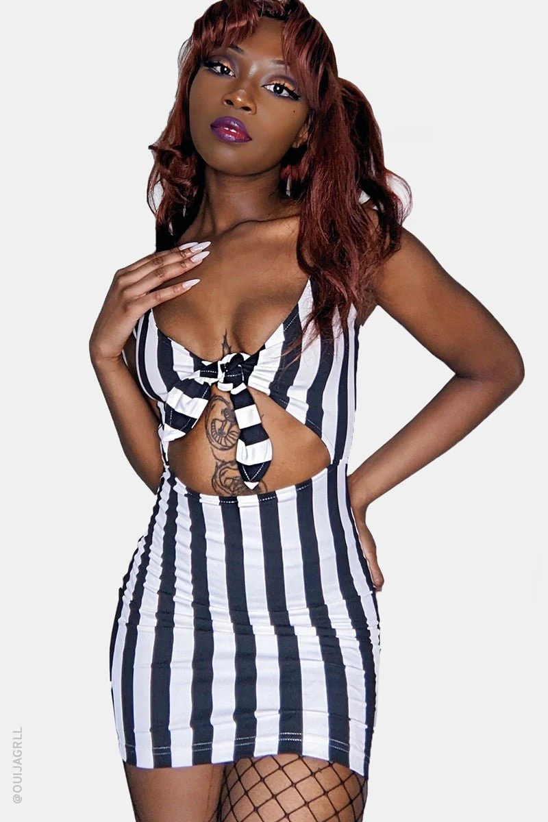 Beetle Front Tie Dress - Image 2