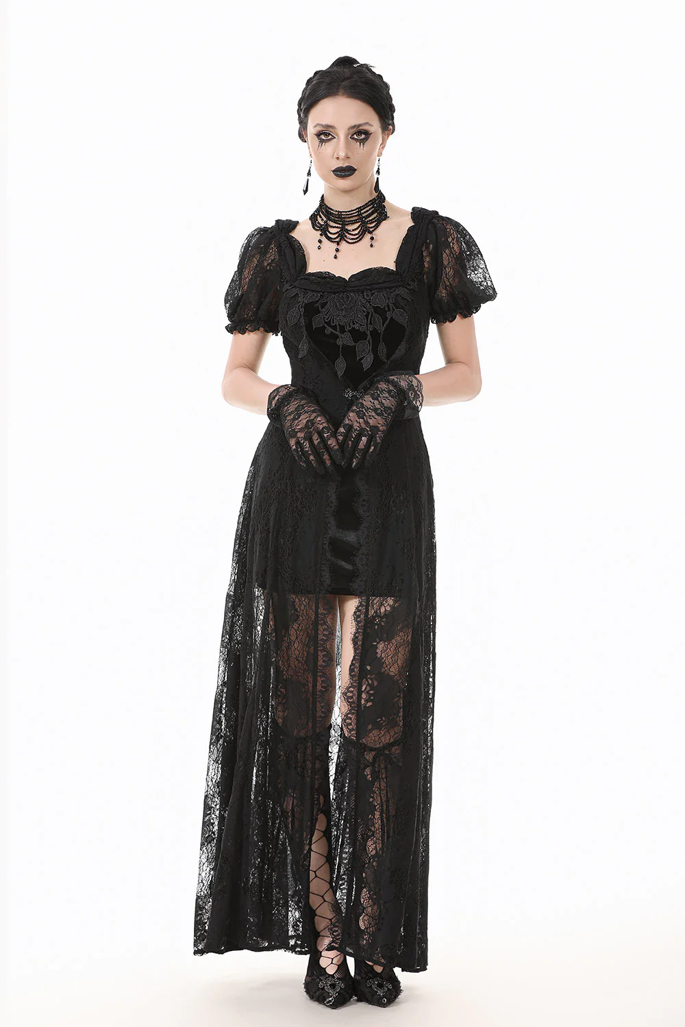 Belladonna Puff Sleeve Dress - Image 4