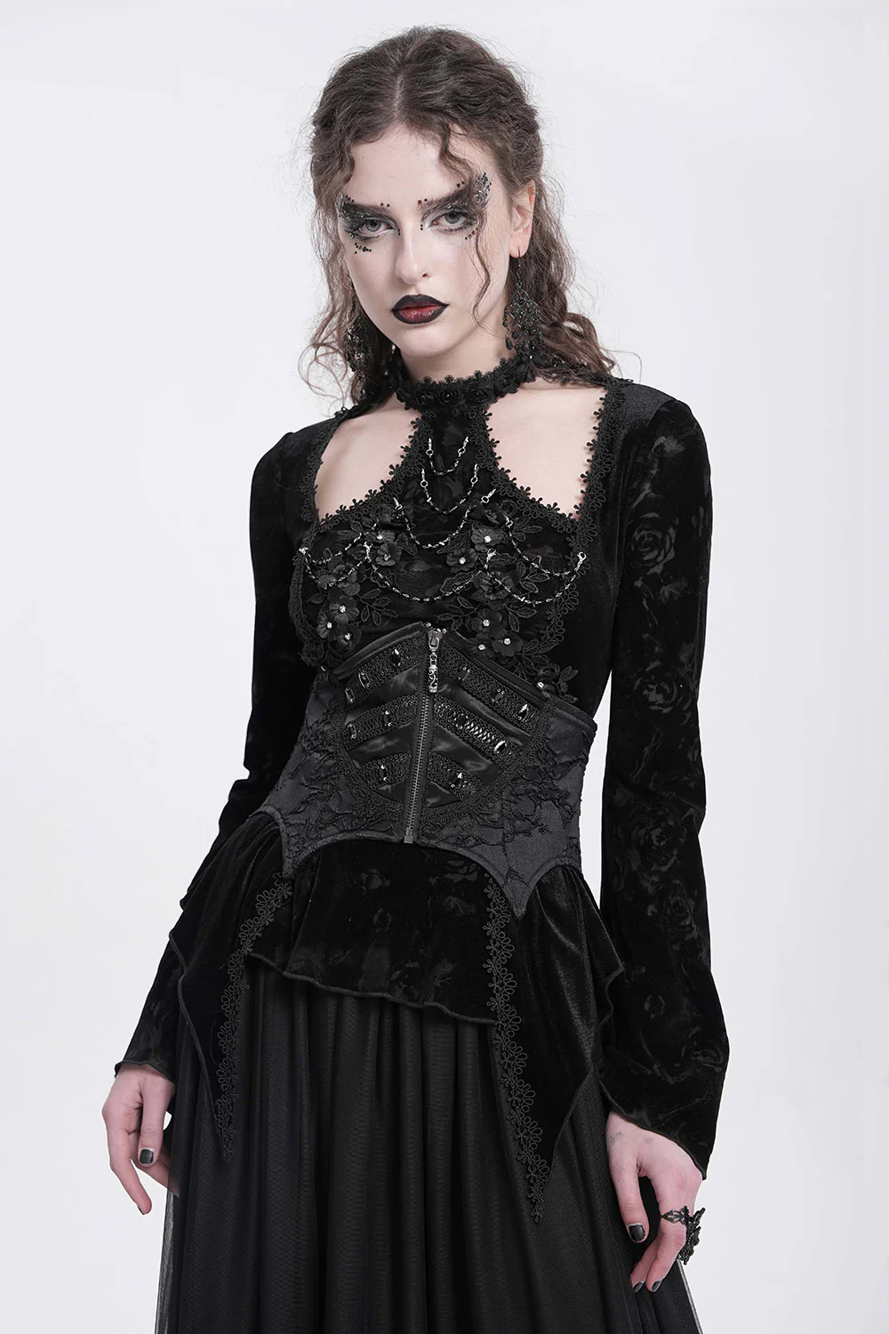 Bewitched Batwing Underbust Corset - Image 3