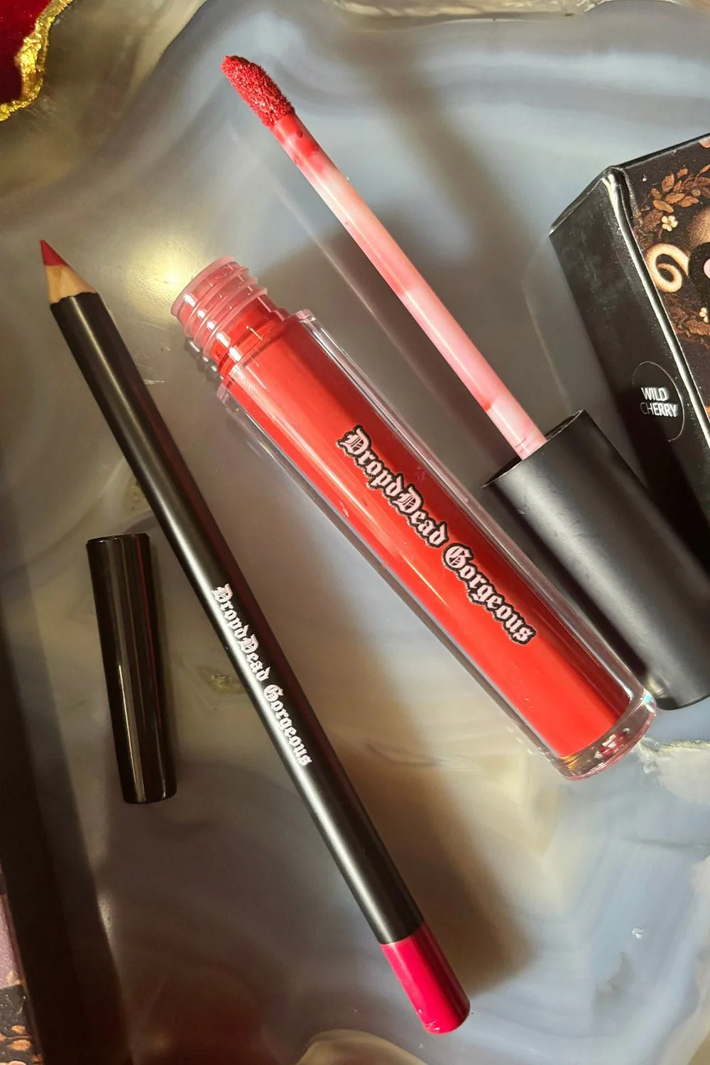 Big Bad Wolf Liquid Lip & Liner Kit [Cherry Red] - Image 5