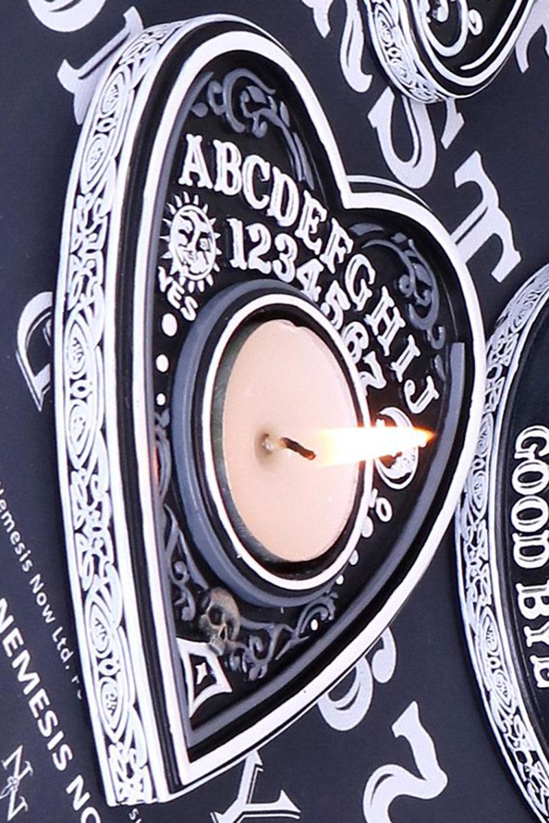 Black and White Spirit Board Tea Light Holder - Image 2