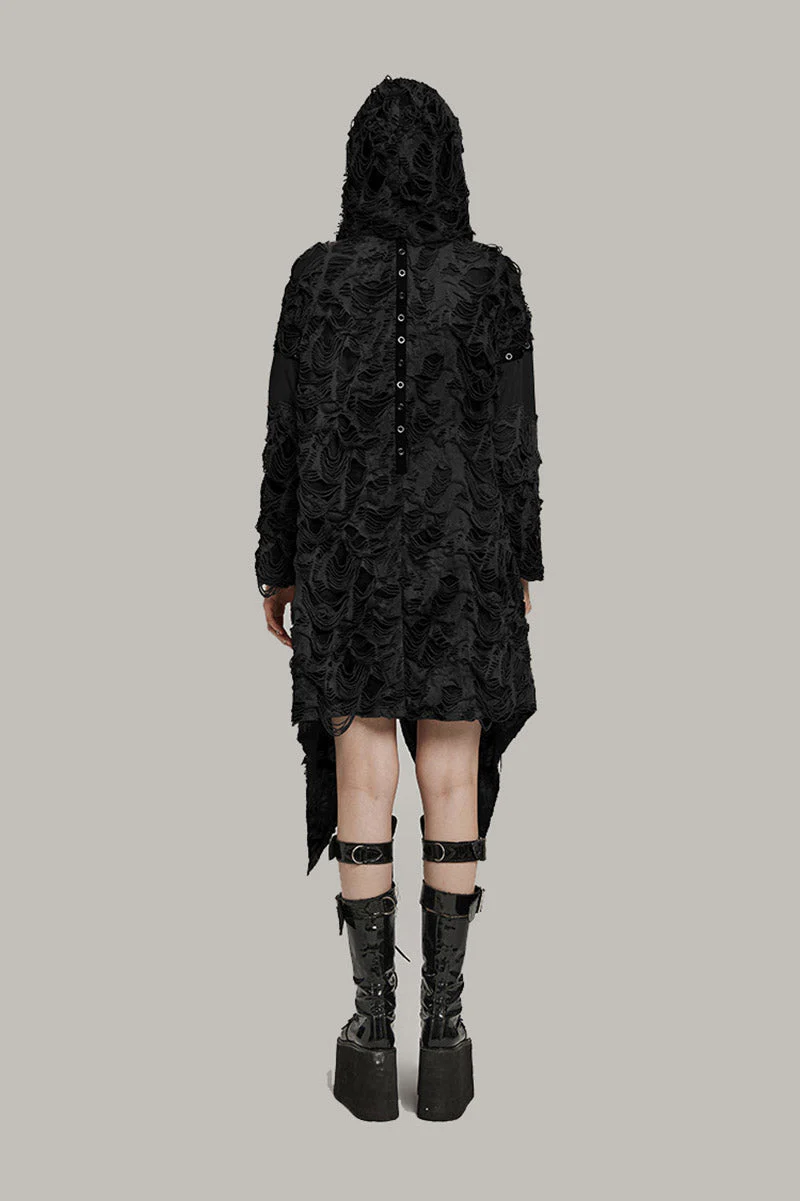 Black Apocalypse Ripped Cardigan - Image 3