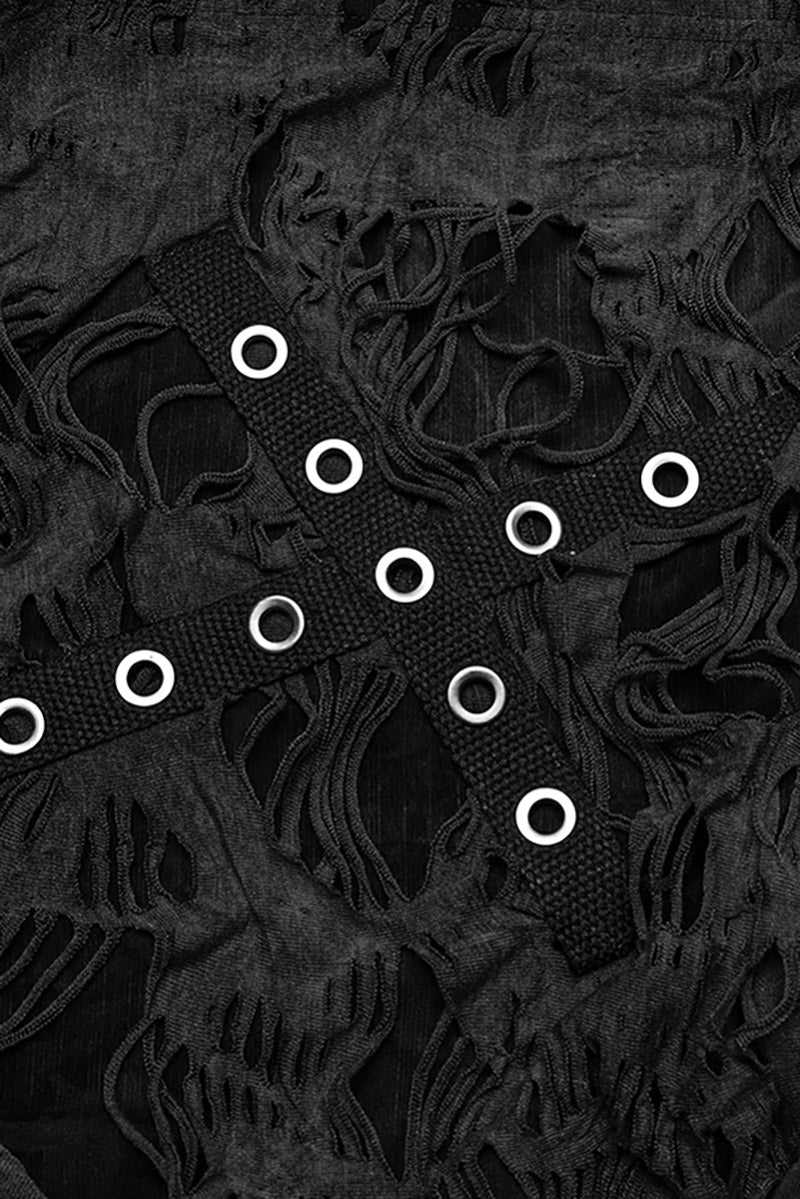 Black Apocalypse Ripped Cardigan - Image 7