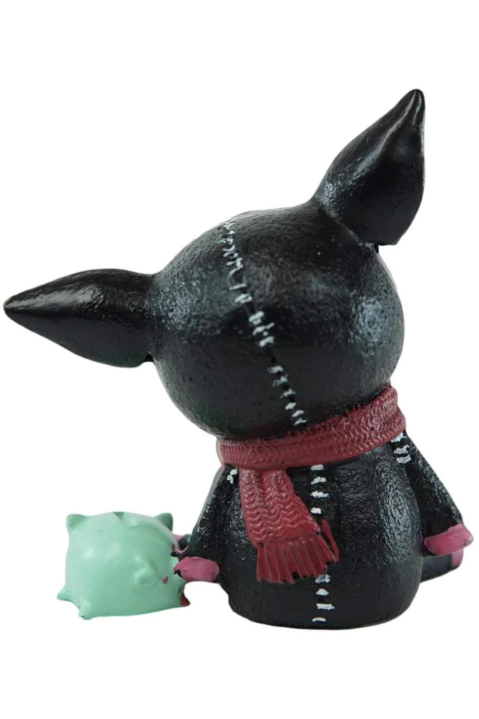 Black Bacon Pig Statue - Image 2