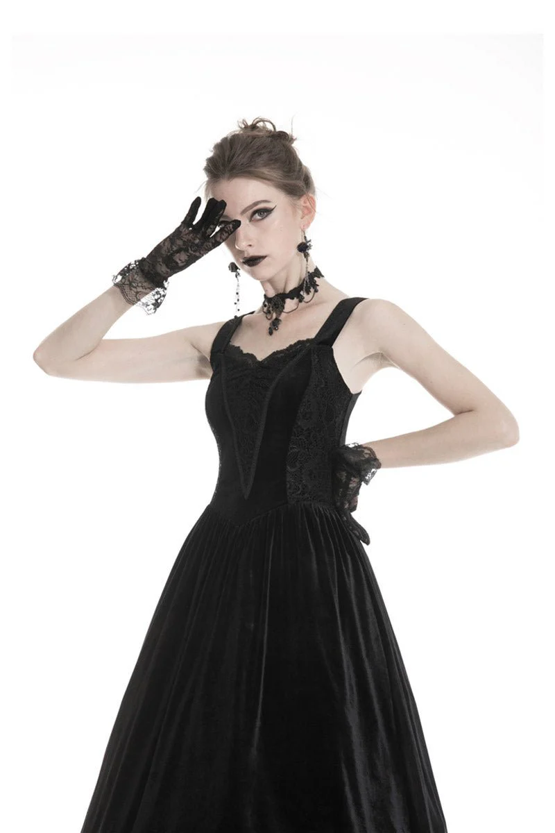 Black Bergamot Gothic Dress - Image 2