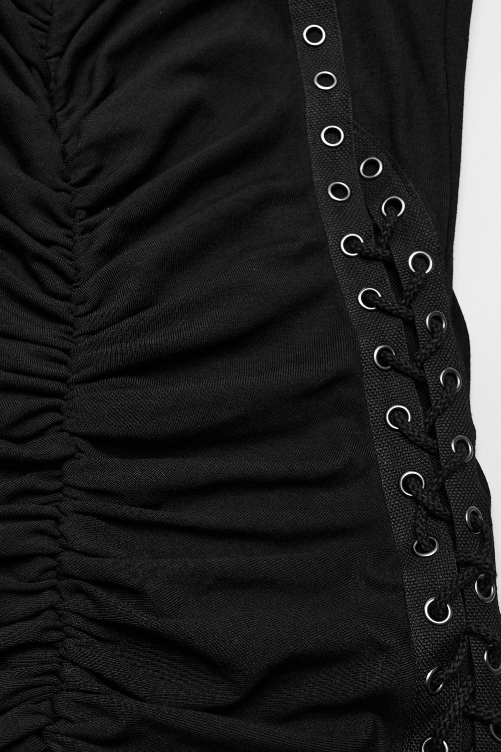 Black Cathedral Corset Mini Dress - Image 7