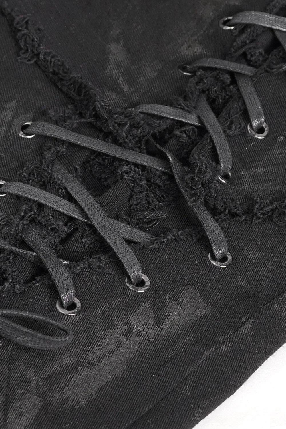 Black Death Lace-Up Pants - Image 6