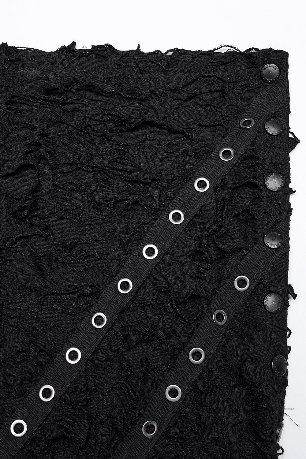 Black Death Tattered Mask Top - Image 7