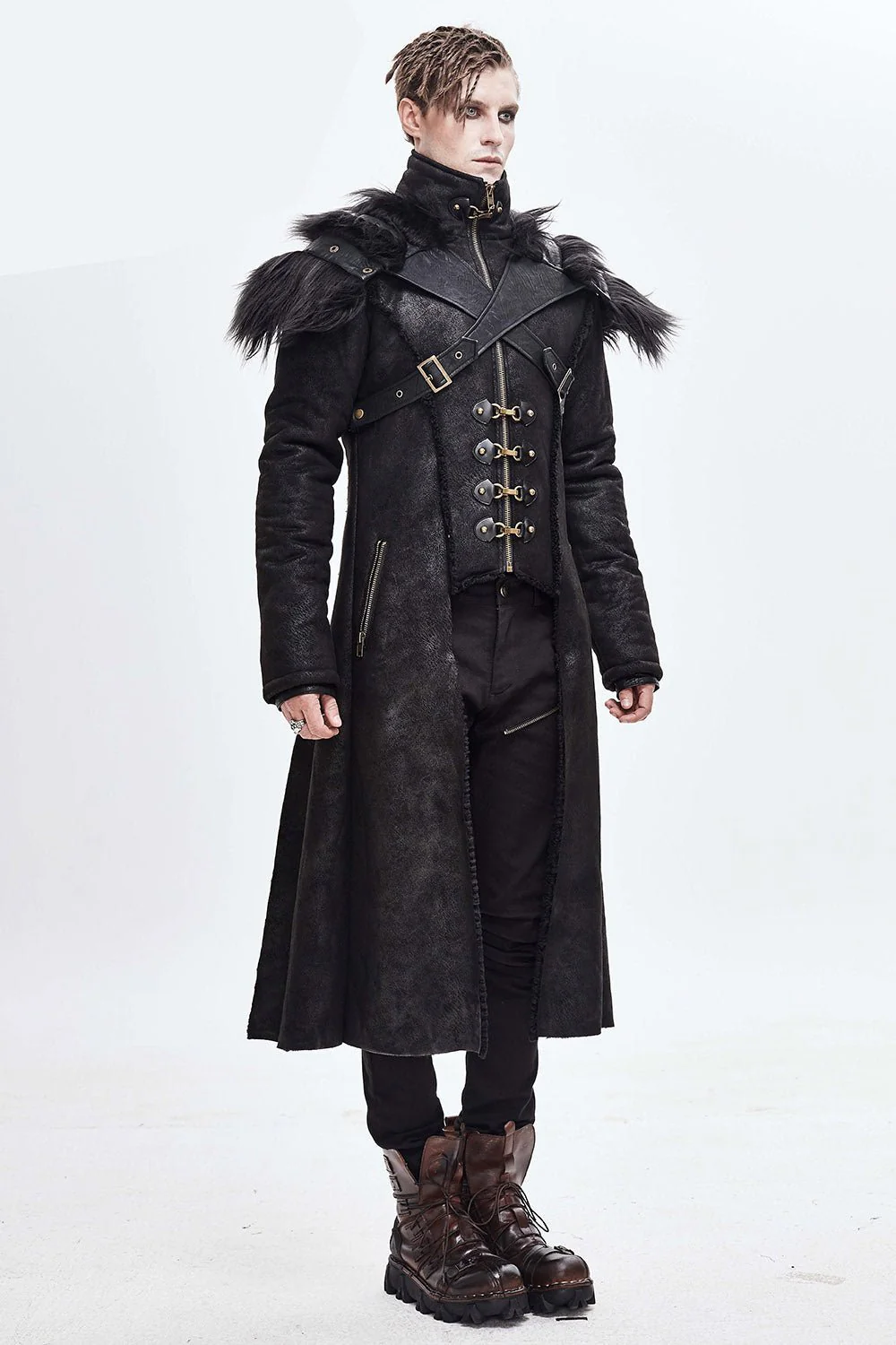 Black Infantry Winter Coat - Image 3