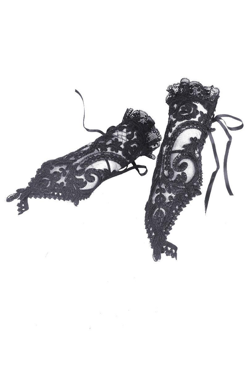 Black Magic Gothic Gloves - Image 5