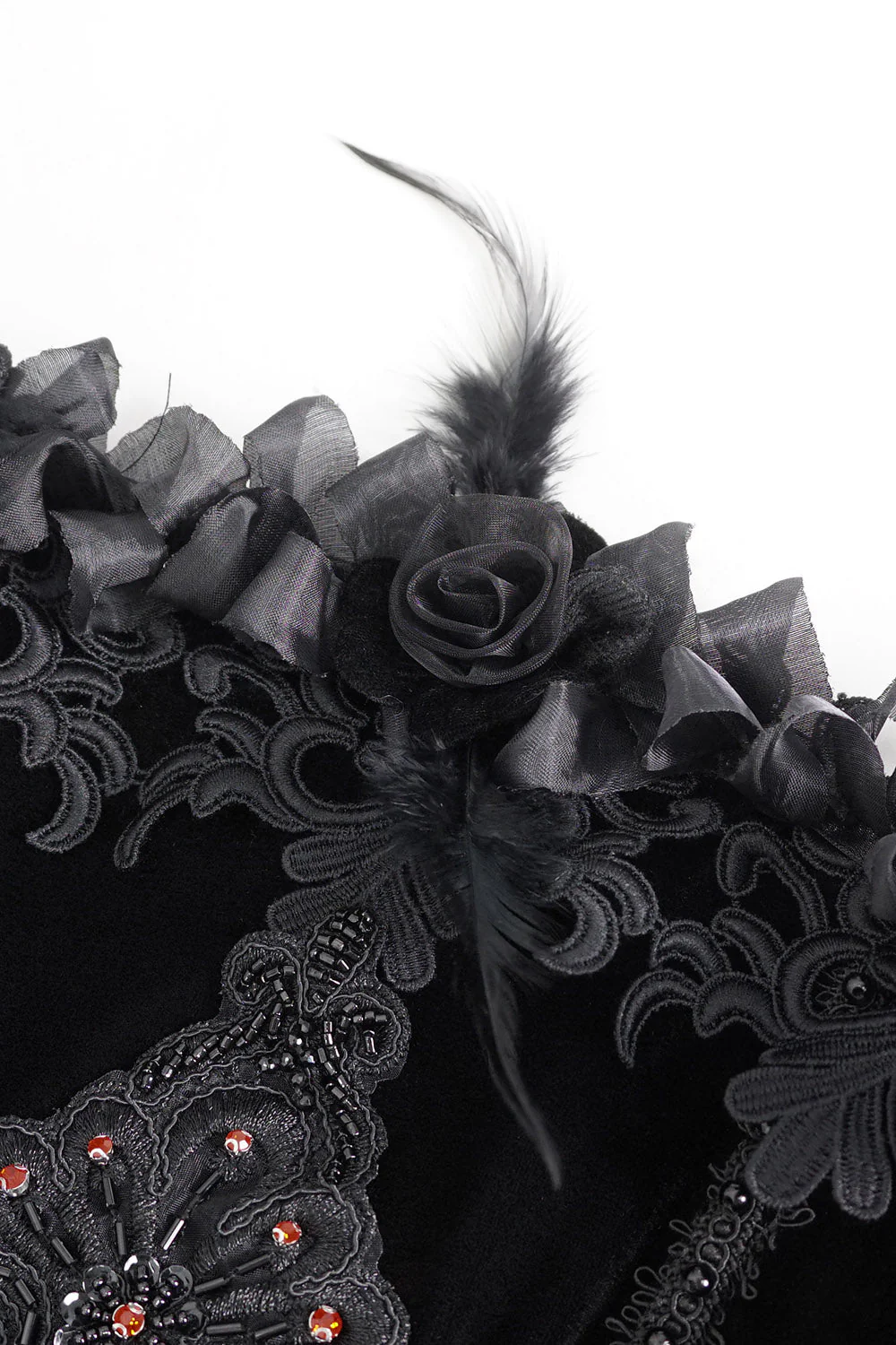 Black Manor Gothic Gown - Image 9