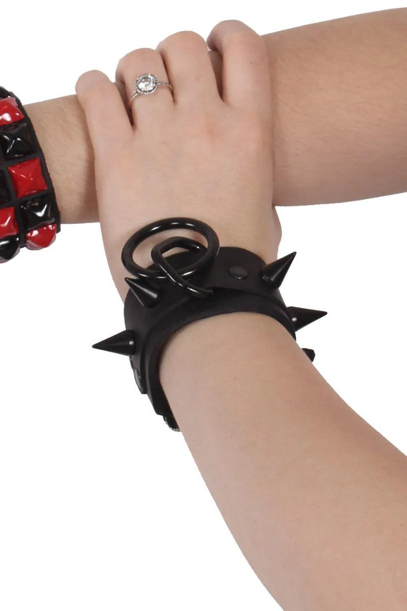 Black of Night Spike Bracelet - Image 3