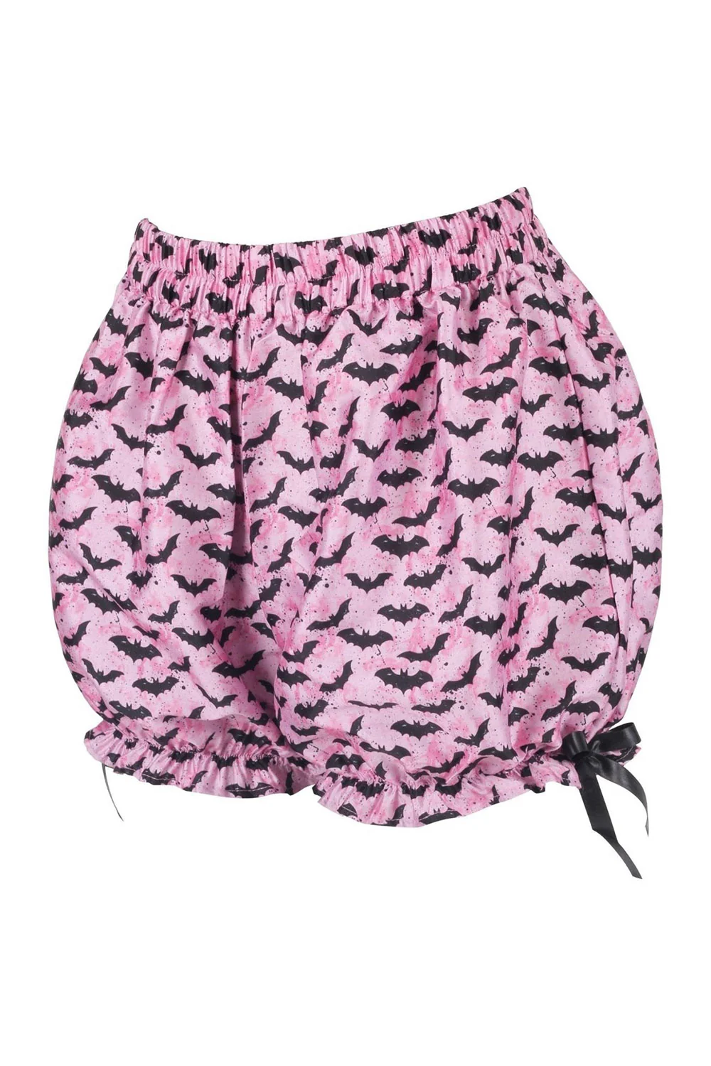 Black/Pink Bats Crepe Bloomers - Image 2