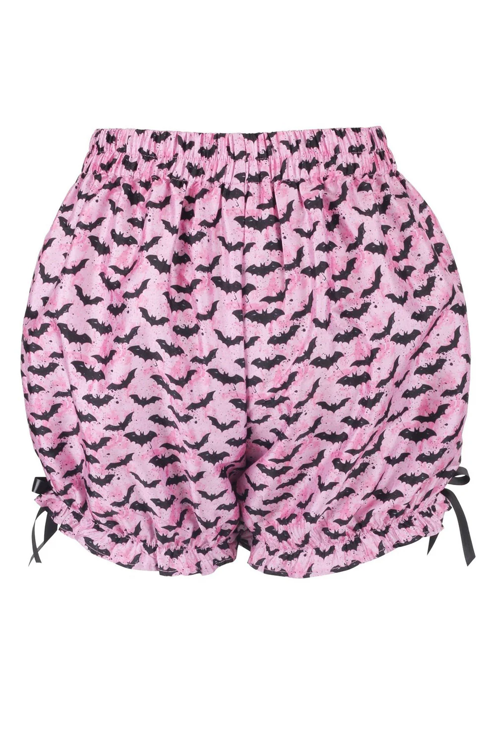 Black/Pink Bats Crepe Bloomers - Image 3